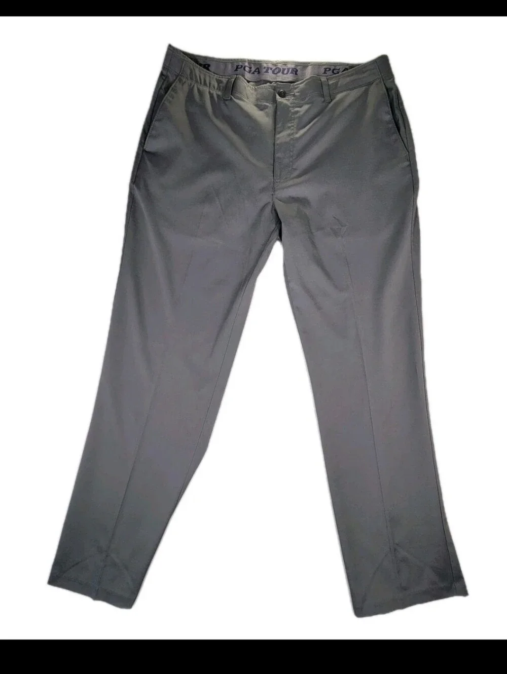 PGA Tour Mens Golf Hybrid Pants Size 38W X 32L Gray Athleisure EUC